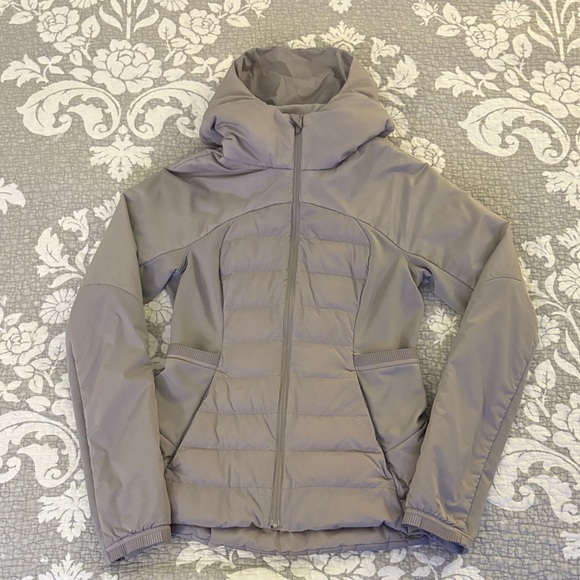 lululemon athletica Jackets & Blazers - Lululemon Down For It All Jacket ~ Size 8 ~ Dark Chrome